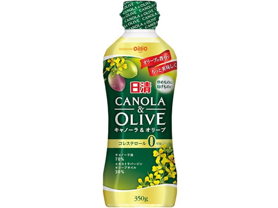 日清オイリオ 日清キャノーラ&オリーブ 350g 1本※軽(ご注文単位1本)【直送品】