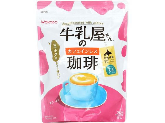 アサヒグループ食品 牛乳屋さんのカフェインレス珈琲 280g 1パック※軽(ご注文単位1パック)【直送品】