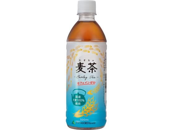 ミツウロコビバレッジ 麦茶500mL 1本※軽（ご注文単位1本）【直送品】