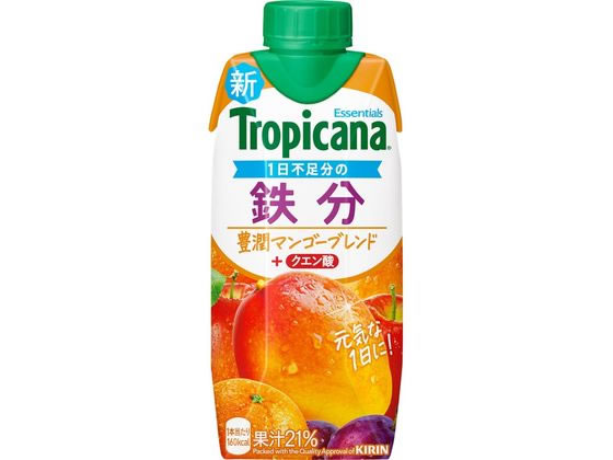 キリンビバレッジ トロピカーナエッセンシャルズ 鉄分 330mL 1本※軽（ご注文単位1本）【直送品】