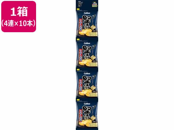 カルビー 堅あげポテト うすしお味 プッチ4 60g×10本 1箱※軽（ご注文単位1箱）【直送品】