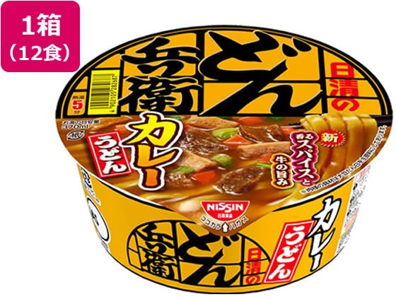 日清食品 日清のどん兵衛 カレーうどん 86g 12食 1箱※軽（ご注文単位1箱）【直送品】