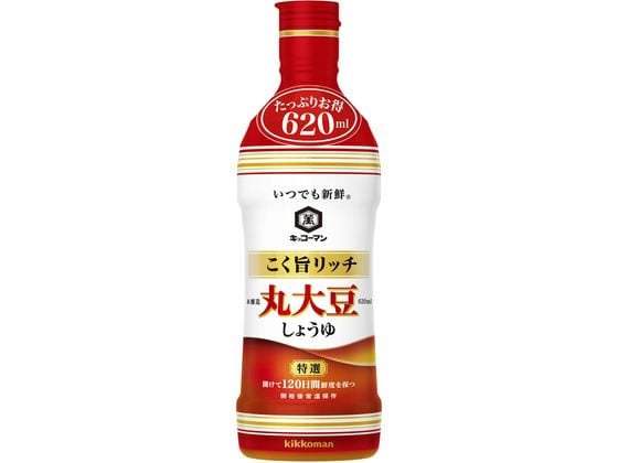 キッコーマン食品 いつでも新鮮 特選 丸大豆しょうゆ 620mL 1本※軽(ご注文単位1本)【直送品】