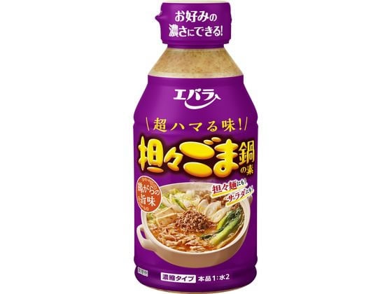 エバラ食品 担々ごま鍋の素 300mL 1個※軽（ご注文単位1個）【直送品】