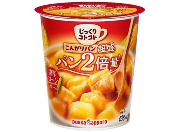 ポッカサッポロ じっくりコトコトこんがりパン超盛濃厚ポタージュ 1個※軽（ご注文単位1個）【直送品】