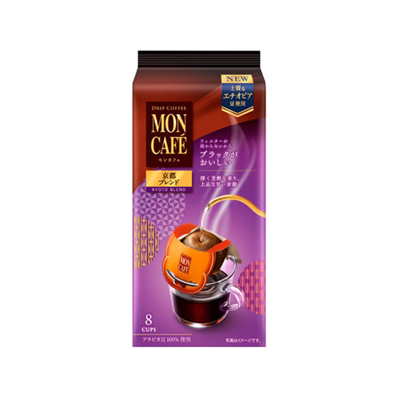 片岡物産 モンカフェ 京都ブレンド 8P 032104 1ﾊﾟｯｸ※軽（ご注文単位1ﾊﾟｯｸ）【直送品】