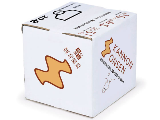 観音温泉 飲む温泉 観音温泉 20L バックインボックス 1個※軽（ご注文単位1個）【直送品】
