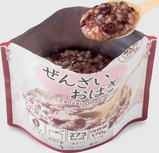 アルファー食品 レトルトタイプ ぜんざいおはぎRT 1個※軽(ご注文単位1個)【直送品】