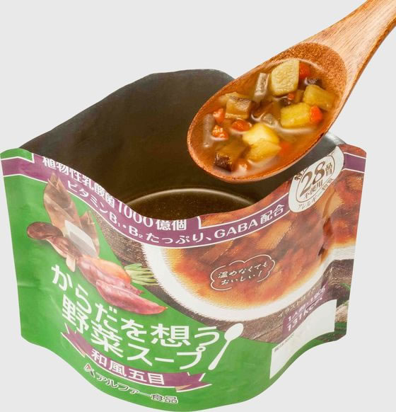 アルファー食品 からだを想う野菜スープ 和風五目 1個※軽(ご注文単位1個)【直送品】
