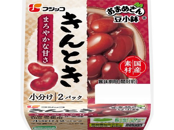 フジッコ おまめさん 豆小鉢 きんとき 65g×2パック 1個※軽（ご注文単位1個）【直送品】