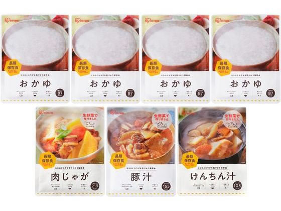 アイリスオーヤマ 防災食 7食セット 311037 1セット※軽(ご注文単位1セット)【直送品】
