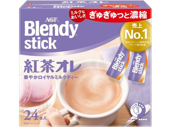 AGF ブレンディ スティック 紅茶オレ 24本 87210 1個※軽（ご注文単位1個）【直送品】