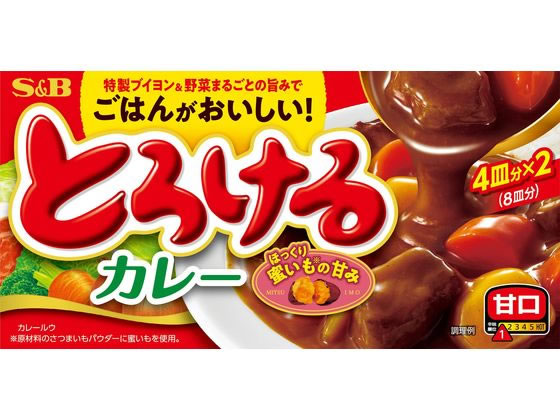 エスビー食品 とろけるカレー 甘口 144g 1個※軽（ご注文単位1個）【直送品】