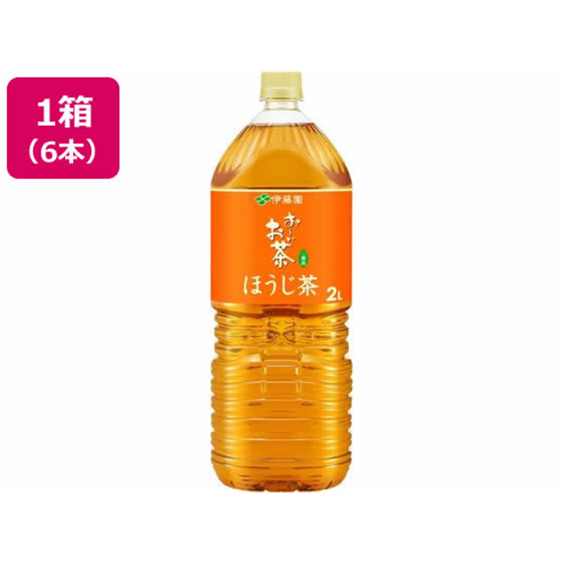 伊藤園 お～いお茶 ほうじ茶 2L×6本 1箱※軽（ご注文単位1箱）【直送品】