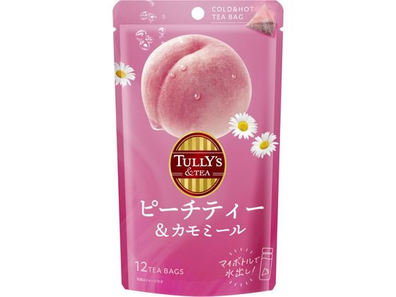 伊藤園 TULLY’S&TEA ピーチティ&カモミール 12袋 1個※軽（ご注文単位1個）【直送品】