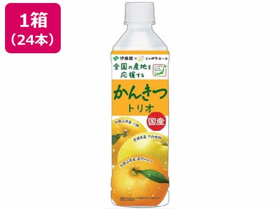 伊藤園 ニッポンエール 国産 かんきつトリオ 400g×24本 1箱※軽(ご注文単位1箱)【直送品】