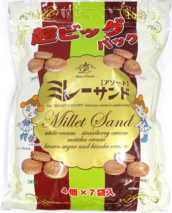 ミレーサンド 超ビッグパック アソート 4個×7袋入り 1パック※軽(ご注文単位1パック)【直送品】
