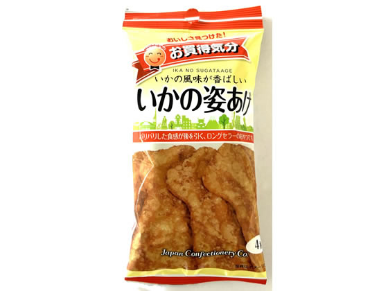 ジェーシーシー お買得気分 いかの姿あげ 4枚 1袋※軽(ご注文単位1袋)【直送品】