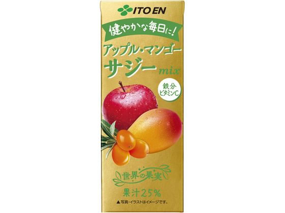 伊藤園 アップル・マンゴー サジーmix 紙パック 200mL 1本※軽(ご注文単位1本)【直送品】