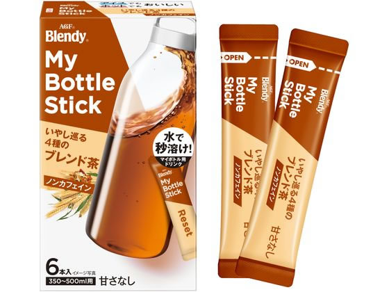 AGF ブレンディ マイボトルスティック 4種のブレンド 茶 6本 67040 1箱※軽(ご注文単位1箱)【直送品】