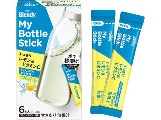 AGF ブレンディ マイボトルスティック すっきりレモン&ビタミンC 6本 1箱※軽（ご注文単位1箱）【直送品】