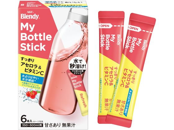 AGF ブレンディ マイボトルスティック すっきりアセロラ&ビタミンC 6本 1箱※軽(ご注文単位1箱)【直送品】