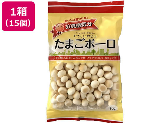 ジェーシーシー お買得気分 たまごボーロ 15個 1箱※軽（ご注文単位1箱）【直送品】