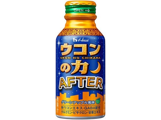 ハウスウェルネスフーズ ウコンの力 AFTER 100mL 1本※軽（ご注文単位1本）【直送品】