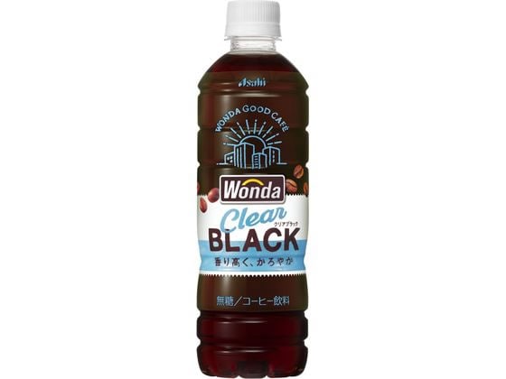 アサヒ飲料 ワンダ クリアブラック 500mL 1本※軽（ご注文単位1本）【直送品】