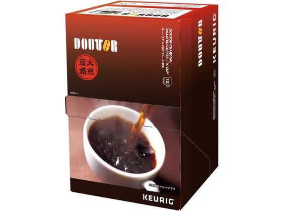 キューリグ ドトール 炭火焙煎 12個入 1箱※軽（ご注文単位1箱）【直送品】