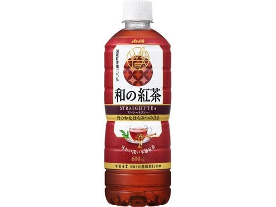 アサヒ飲料 和の紅茶 ストレートティー 600mL 1本※軽(ご注文単位1本)【直送品】