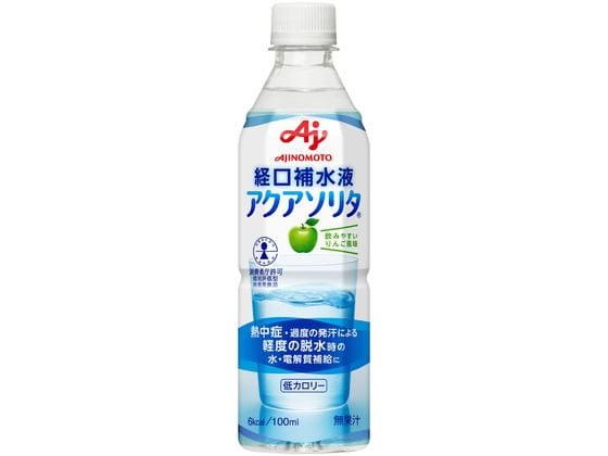 味の素 アクアソリタ 500mL 1本※軽（ご注文単位1本）【直送品】