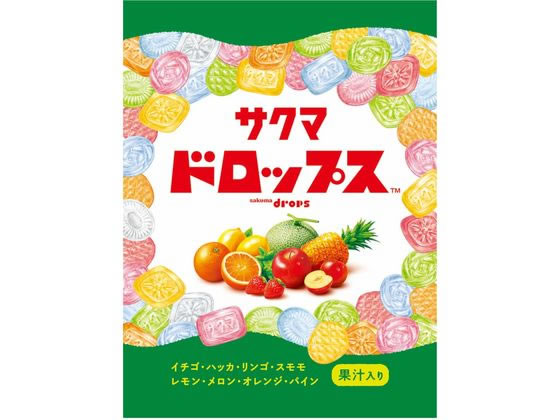 サクマ製菓 袋入りドロップス 1袋※軽（ご注文単位1袋）【直送品】