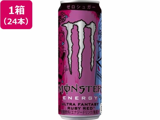 アサヒ飲料 モンスター ウルトラファンタジールビーレッド 355mL×24本 1箱※軽（ご注文単位1箱）【直送品】