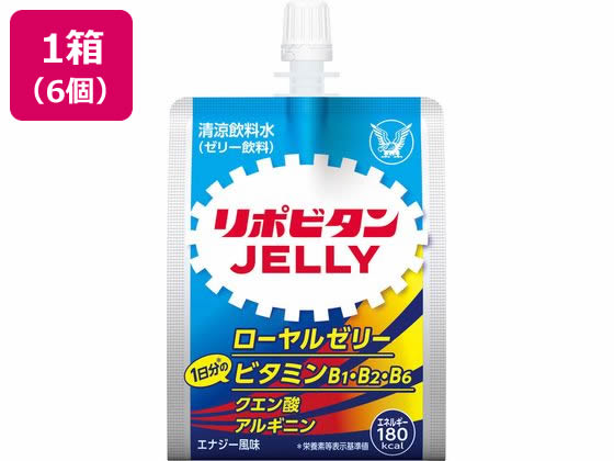 大正製薬 リポビタンゼリー 180g×6個 1箱※軽（ご注文単位1箱）【直送品】