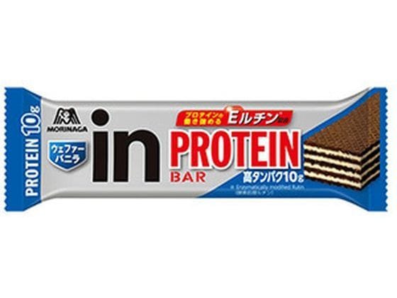 森永製菓 inバー プロテイン ウェファーバニラ 37g 1個※軽（ご注文単位1個）【直送品】