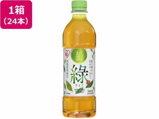 アイリスオーヤマ アイリスのお茶 緑(りょく) 500mL×24本 312068 1箱※軽（ご注文単位1箱）【直送品】