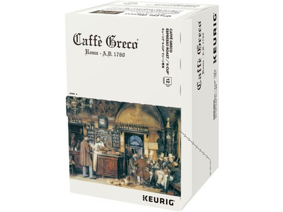 キューリグ カフェグレコ エスプレッソロースト 12個入 SC1925 1箱※軽（ご注文単位1箱）【直送品】