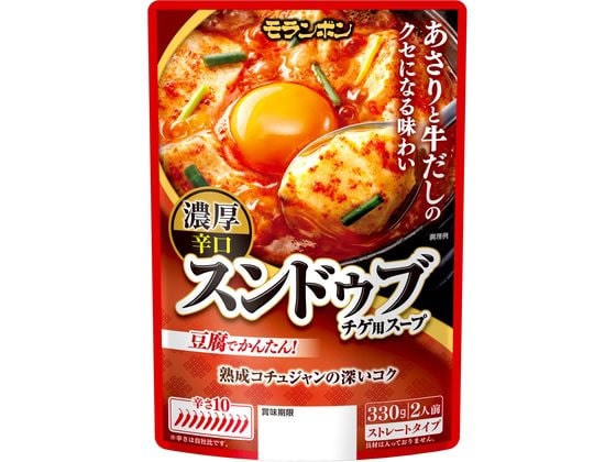 モランボン スンドゥブチゲ用スープ 濃厚辛口 330g 1個※軽(ご注文単位1個)【直送品】