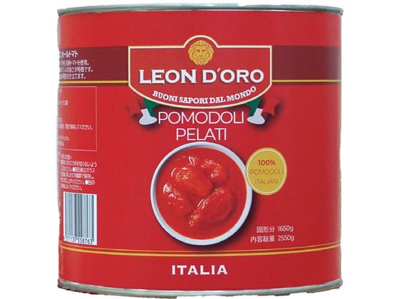 ノルレェイク インターナショナル レオン ドーロ ホールトマト 2550g 1缶※軽(ご注文単位1缶)【直送品】