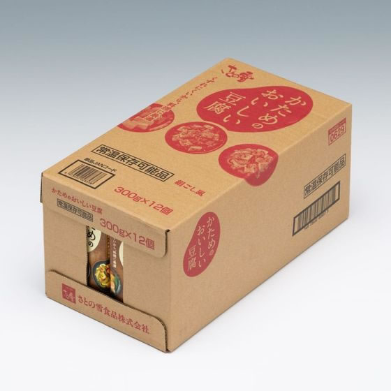 さとの雪食品 かためのおいしい豆腐 300g×12個 1箱※軽(ご注文単位1箱)【直送品】