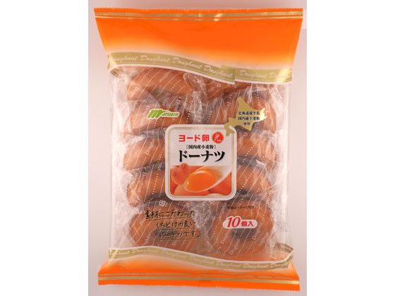 マルキン ヨード卵ドーナツ 10個 1パック※軽（ご注文単位1パック）【直送品】