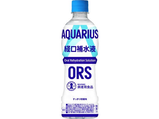 コカ・コーラ アクエリアス 経口補水液 ORS 500mL 1本※軽（ご注文単位1本）【直送品】