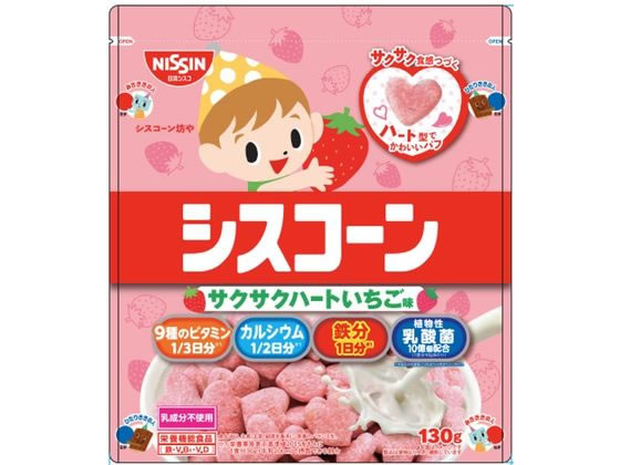 日清シスコ シスコーン サクサクハート いちご味 1個※軽（ご注文単位1個）【直送品】
