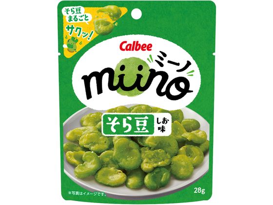 カルビー miino そら豆 しお味 28g 1袋※軽(ご注文単位1袋)【直送品】