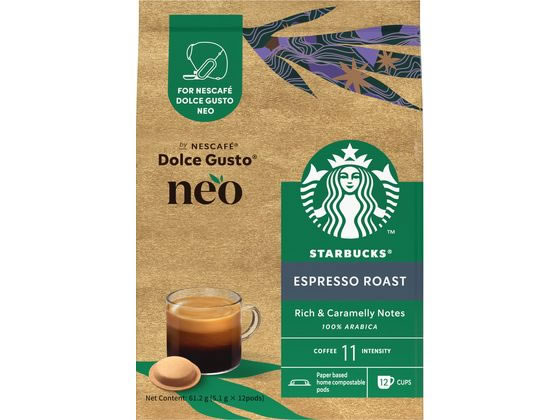 ネスレ ネスカフェ ドルチェ グスト ネオ スターバックス エスプレッソロースト 12杯 ※軽(ご注文単位)【直送品】