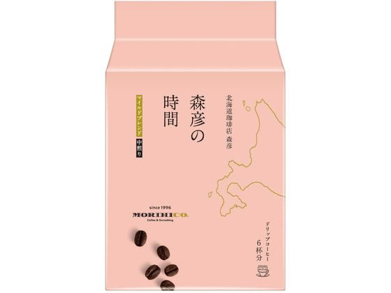 AGF 森彦の時間 ドリップコーヒー マイルドブレンド 6袋 ※軽（ご注文単位）【直送品】