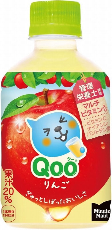 コカ・コーラ ミニッツメイド Qoo りんご 280mL ※軽(ご注文単位)【直送品】