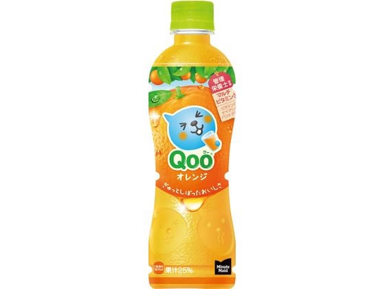 コカ・コーラ ミニッツメイド Qoo オレンジ 425mL ※軽（ご注文単位）【直送品】