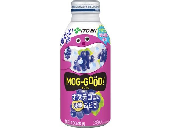 伊藤園 もぐっと ナタデココ&芳醇ぶどう 380g ※軽（ご注文単位）【直送品】